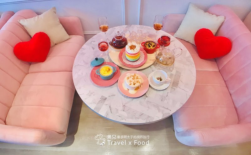 浮誇粉嫩版～兔子迷宮礁溪浴場｜午茶喔伊係，網美集散地，拍好拍滿真有趣 @魚兒 x 牽手明太子的「視」界旅行