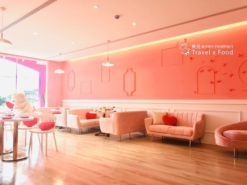 浮誇粉嫩版～兔子迷宮礁溪浴場｜午茶喔伊係，網美集散地，拍好拍滿真有趣 @魚兒 x 牽手明太子的「視」界旅行