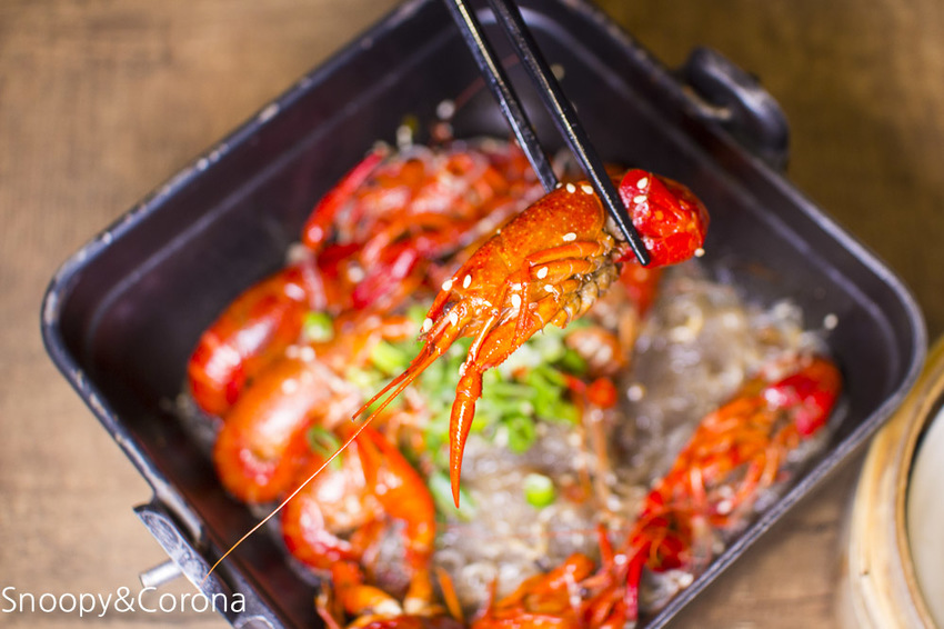 【台北美食】三創美食｜台北港式飲茶｜港點大師～季節限定鮮蒸大閘蟹、川味帶勁小龍蝦粉絲煲