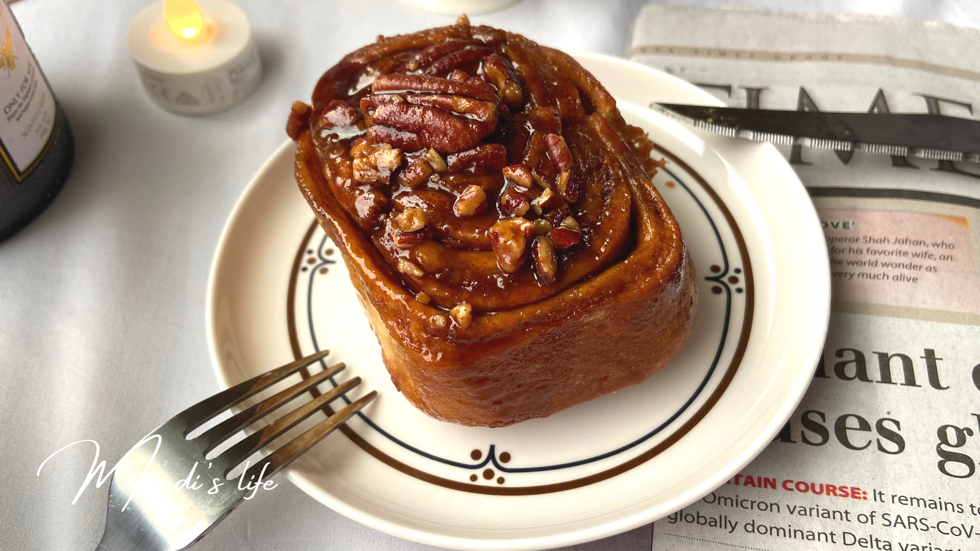 【Mandi's Life * 美食】桃園心黏心·就讓我們黏在一起 【黏黏·北美肉桂捲】｜聖誕溫馨上市，八種口味任挑任選不採雷