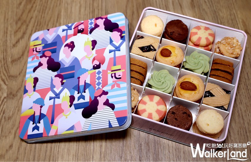 由日本新銳藝術家巴木彩設計的旅人彩食手工餅乾