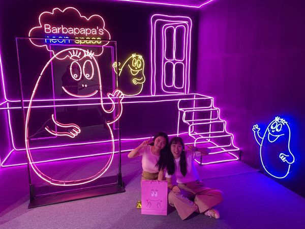 Lea 造訪泡泡先生粉愛變繽紛特展