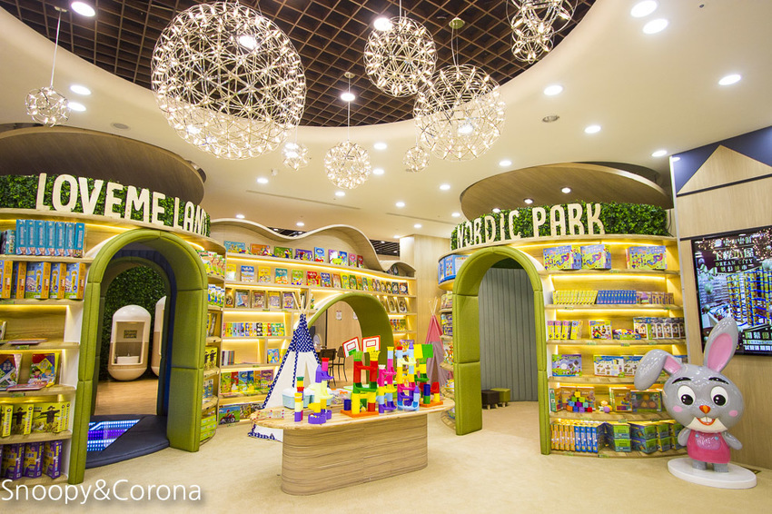 親子窩客 史努比 在「樂米樂園台中北歐館」