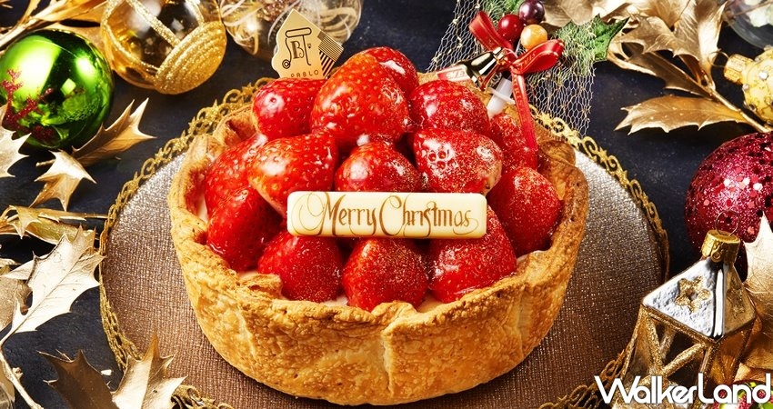 PABLO豪華版草莓派對聖誕起司塔 / WalkerLand窩客島整理提供 未經許可不可轉載