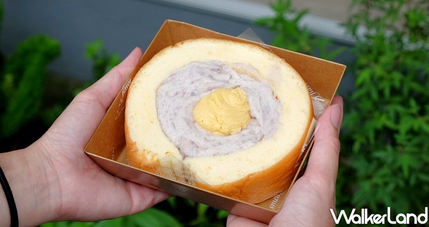 麥貳工作坊「酪梨布丁奶酪戚風盒、芋泥鹹蛋黃奶霜捲」 / WalkerLand窩客島整理提供 未經許可不可轉載