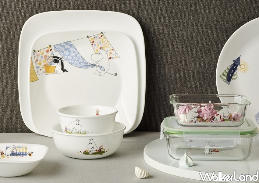康寧餐具嚕嚕米75周年限定碗盤、保鮮盒/ WalkerLand窩客島整理提供 未經許可不可轉載 康寧餐具嚕嚕米75周年限定碗盤、保鮮盒/ WalkerLand窩客島整理提供 未經許可不可轉載