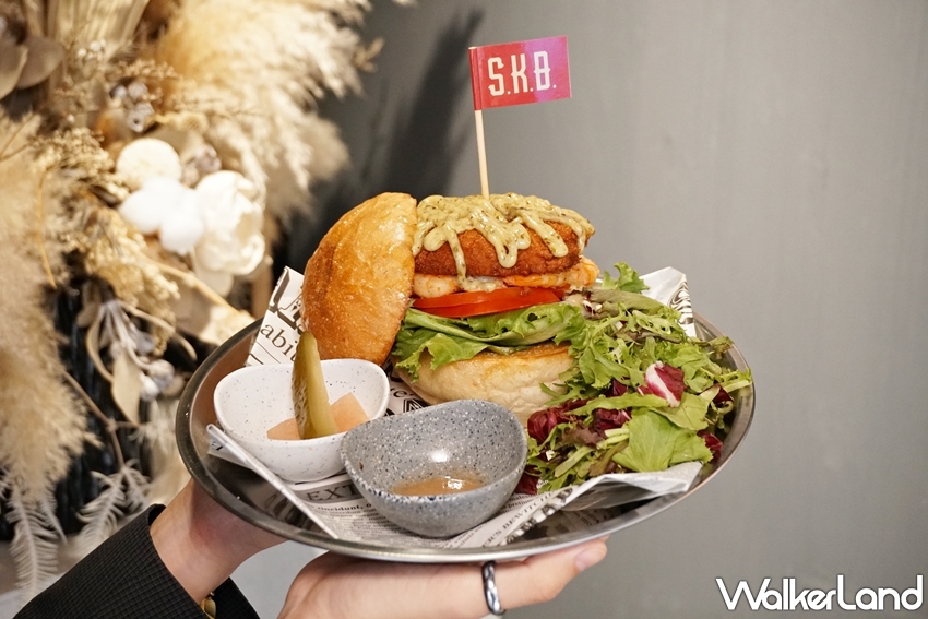 SKB新美式漢堡專賣店/ WalkerLand窩客島提供 未經許可，不得轉載