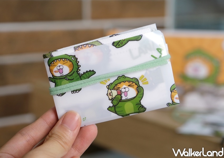 白爛貓「今日是恐龍」防護口罩 / WalkerLand窩客島整理提供 未經許可不可轉載