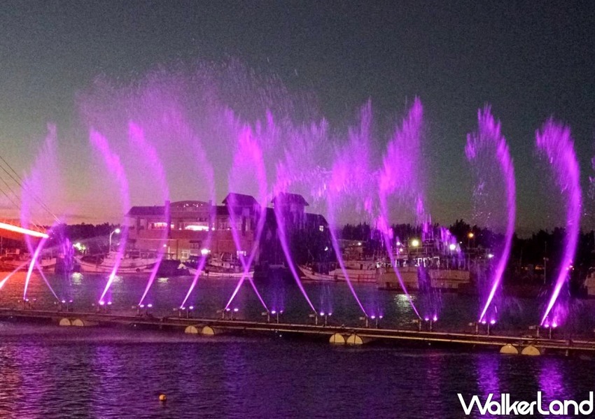 淡水漁人碼頭水舞秀、音樂季 / WalkerLand窩客島整理提供 未經許可不可轉載