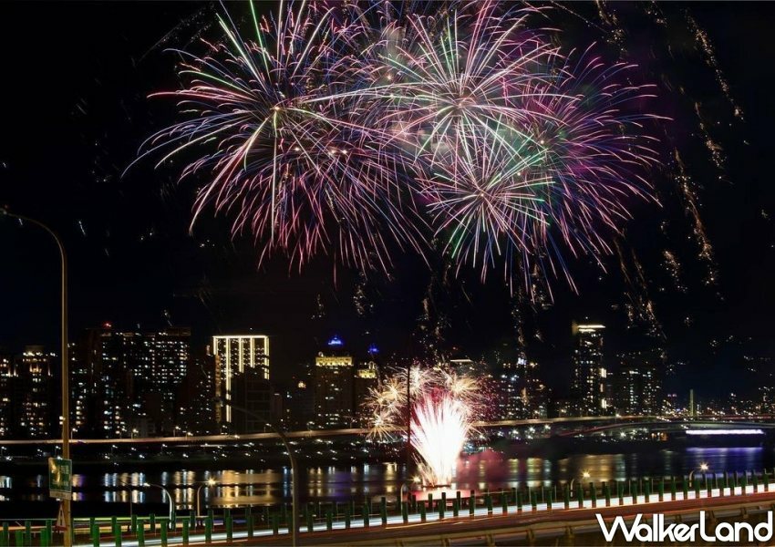 ▲雙北、桃園3大免費煙火秀煙火施放時間整理 / WalkerLand窩客島整理提供 