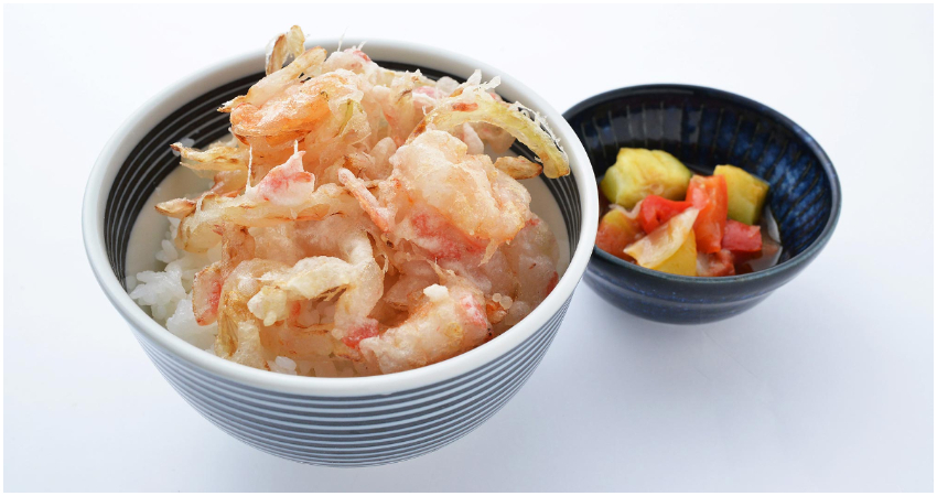 附小菜蝦天丼