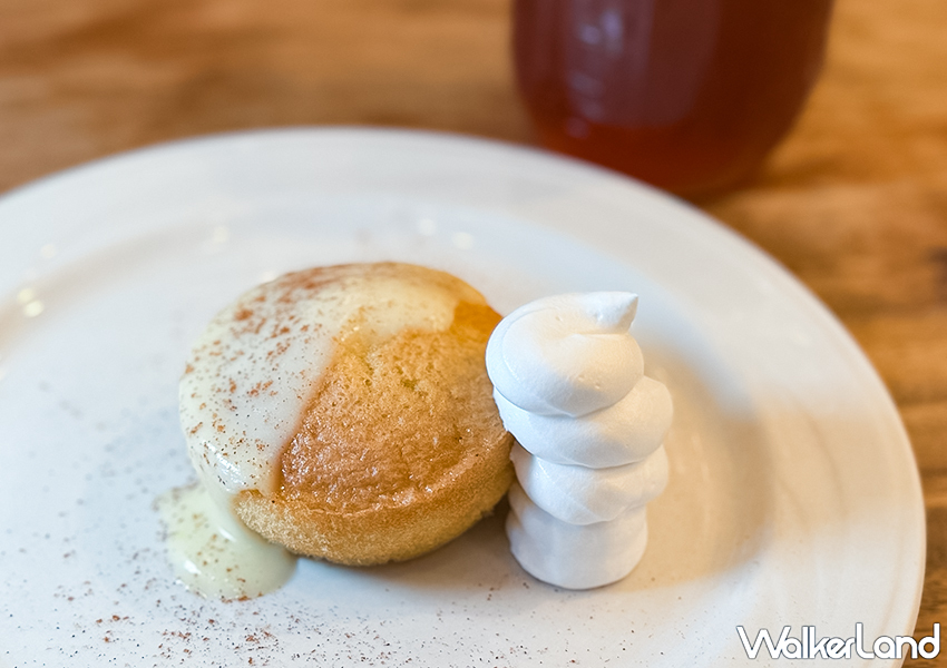 ▲關島餐酒館「Three Squares Restaurant」飯後還會附上蛋糕甜點 / WalkerLand窩客島 蕭芷琳 拍攝 ▲關島餐酒館「Three Squares Restaurant」飯後還會附上蛋糕甜點 / WalkerLand窩客島 蕭芷琳 拍攝