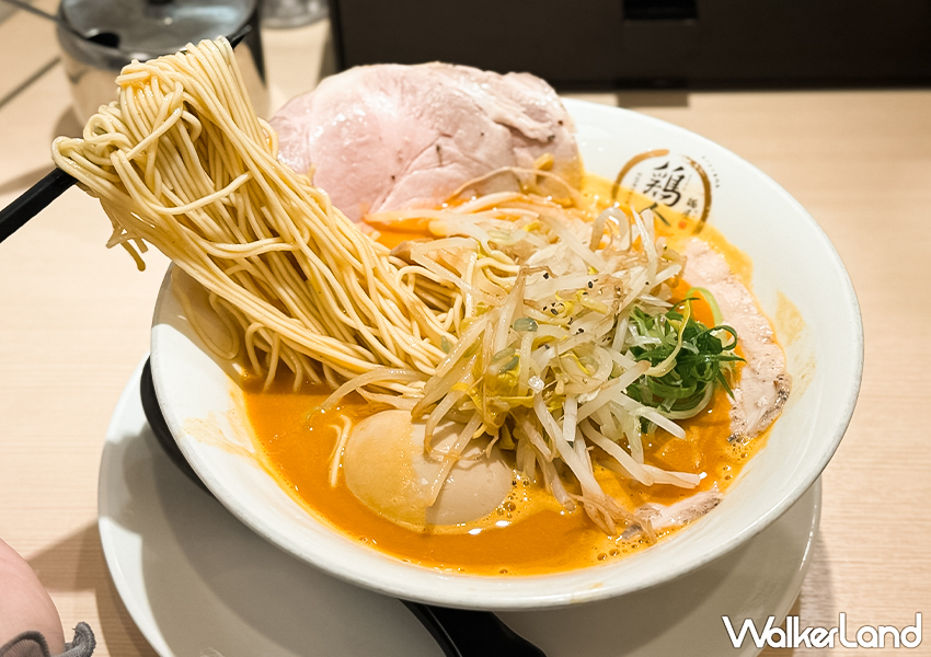 ▲▼台北宵夜拉麵店「麵屋雞金」推薦菜單：辛味噌拉麵-溏心蛋款 $290 / WalkerLand窩客島 蕭芷琳 拍攝