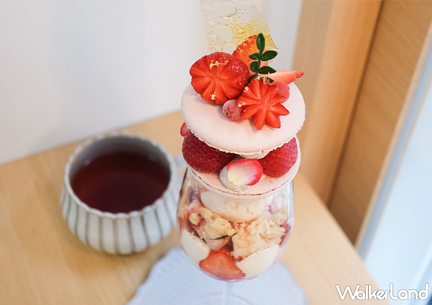 ▲▼台北草莓芭菲推薦！信義巷弄咖啡廳「添糖法式甜點 Le Ciel」以精緻甜品和細膩手工聞名 / WalkerLand窩客島 蕭芷琳 拍攝​​​​​​​