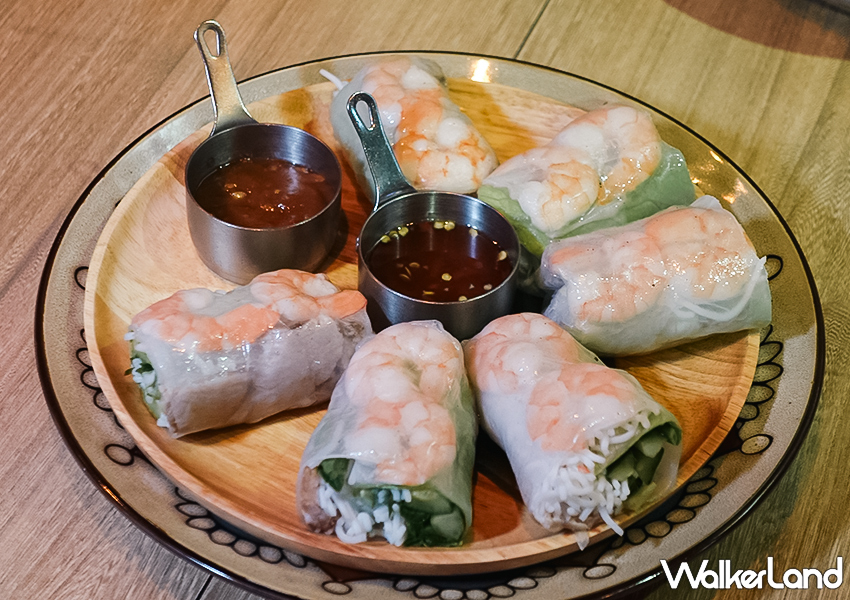 ▲▼大巨蛋美食「ABV南洋餐酒館」推薦菜單:甘蔗蝦、越式生春捲 / WalkerLand窩客島 蕭芷琳 拍攝 ▲▼大巨蛋美食「ABV南洋餐酒館」推薦菜單:甘蔗蝦、越式生春捲 / WalkerLand窩客島 蕭芷琳 拍攝