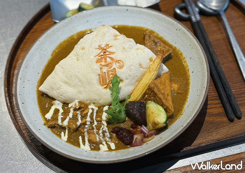 ▲台中逢甲商圈必吃「茶嶋咖哩」推薦菜單：馬來西亞叻沙咖哩套餐 $230 / WalkerLand窩客島 蕭芷琳 拍攝