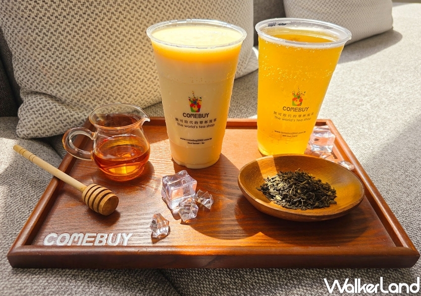 ▲COMEBUY經典飲料海神，因註冊問題改名為「嗨神」強勢回歸 / COMEBUY提供、WalkerLand窩客島整理