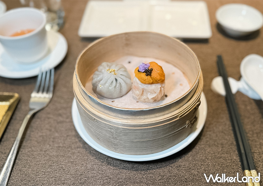 ▲台北高級餐廳「海峽會」推薦菜單：潮式鹿菲力雲勝粿、黑金海膽燕皮燒賣皇 / WalkerLand窩客島 蕭芷琳 拍攝​​​​​​​