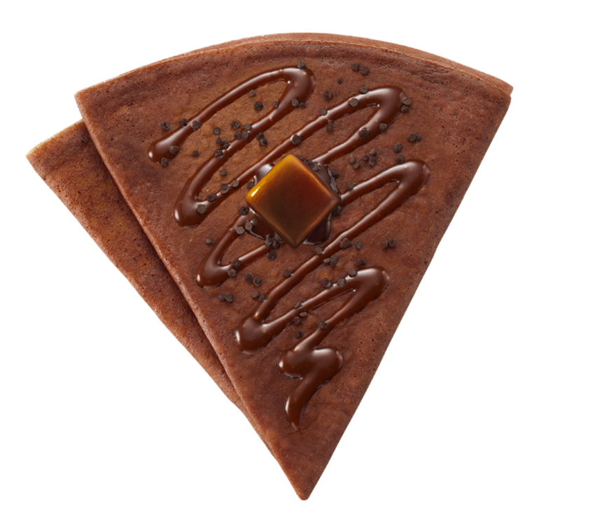 ▲搭配牛奶巧克力杏仁甘納許香氣很濃厚。