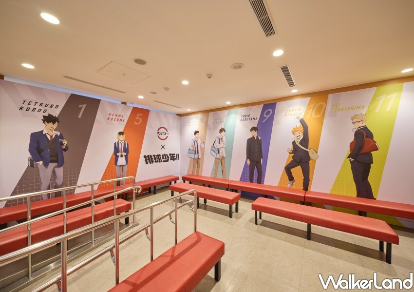 ▲壽司郎排球少年聯名主題門市共五間 /壽司郎 提供、WalkerLand窩客島整理 ▲壽司郎排球少年聯名主題門市共五間 /壽司郎 提供、WalkerLand窩客島整理