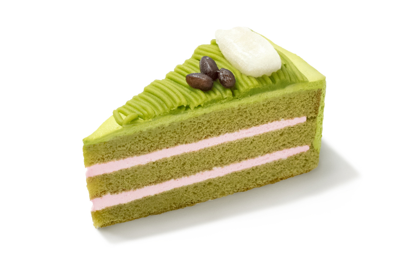 ▲以宇治抹茶製成的奶油和蛋糕體搭配香香的草莓奶油特別可口。