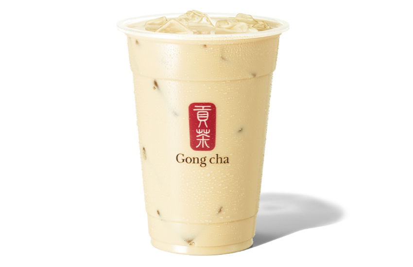 ▲結合了茉莉綠茶的清新花香和水蜜桃醬的甜酸風味，口感特別清爽。