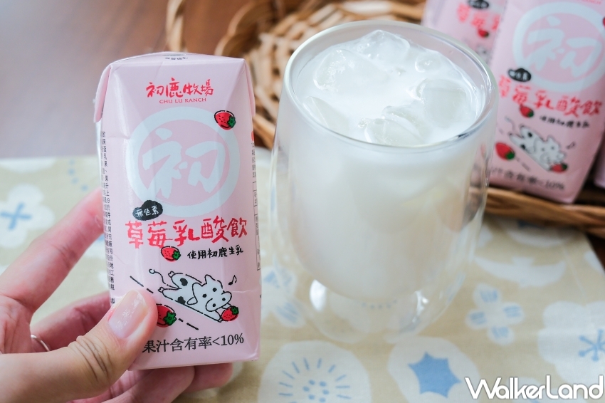 ▲初鹿牧場限定草莓乳酸飲,全聯福利中心搶先開賣 / WalkerLand窩客島 張人尹 拍攝 ▲初鹿牧場限定草莓乳酸飲,全聯福利中心搶先開賣 / WalkerLand窩客島 張人尹 拍攝
