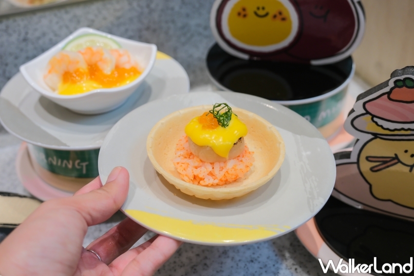 ▲爭鮮百香果壽司周邊 ，MAGiC TOUCH聯手韓勾ㄟ金針菇7道韓食 / WalkerLand窩客島 張人尹 拍攝​​​​​​​