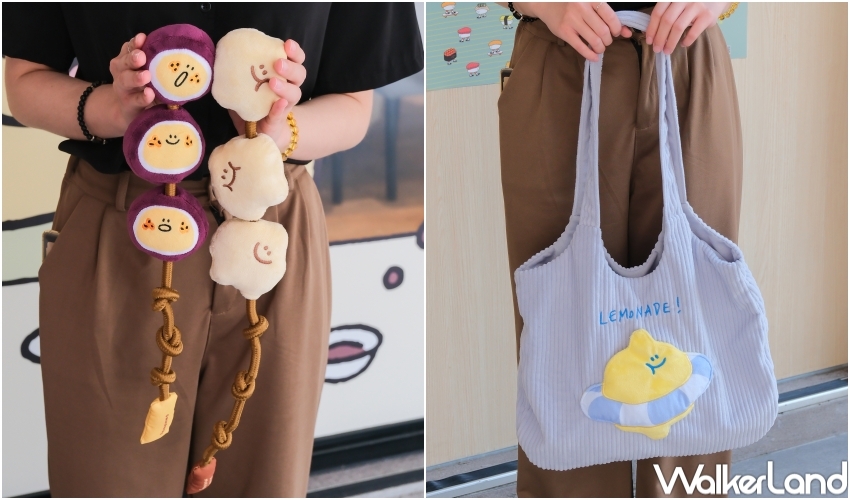 ▲爭鮮百香果壽司周邊 ，聯名韓國可愛系IP「Second Morning」 / WalkerLand窩客島 張人尹 拍攝