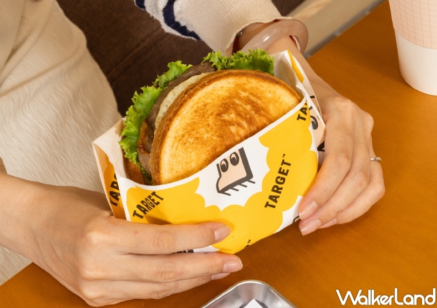 台中最潮早午餐!他給吐司事務所吐司買一送一,圓形吐司漢堡早餐開吃。