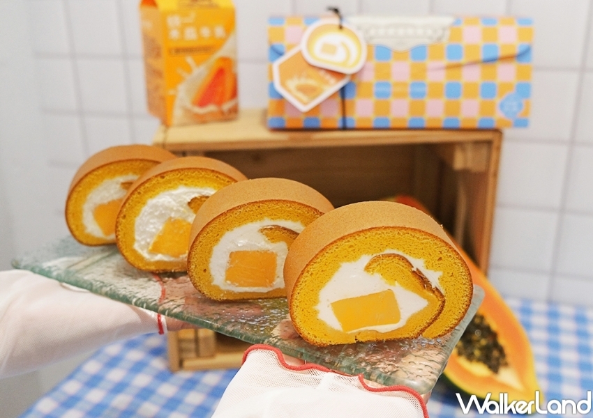 亞尼克木瓜牛乳生乳捲！亞尼克聯名統一木瓜牛乳，木瓜生乳捲 哈密瓜凍5新品。