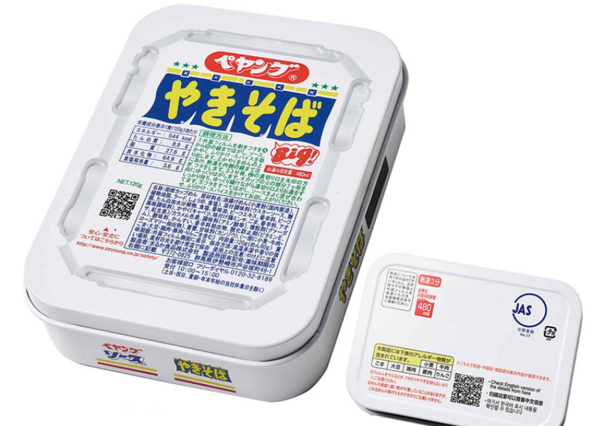 日本炒麵泡麵不只有超大盛！Peyoung炒麵迷你版超Q，9款週邊只送不賣。