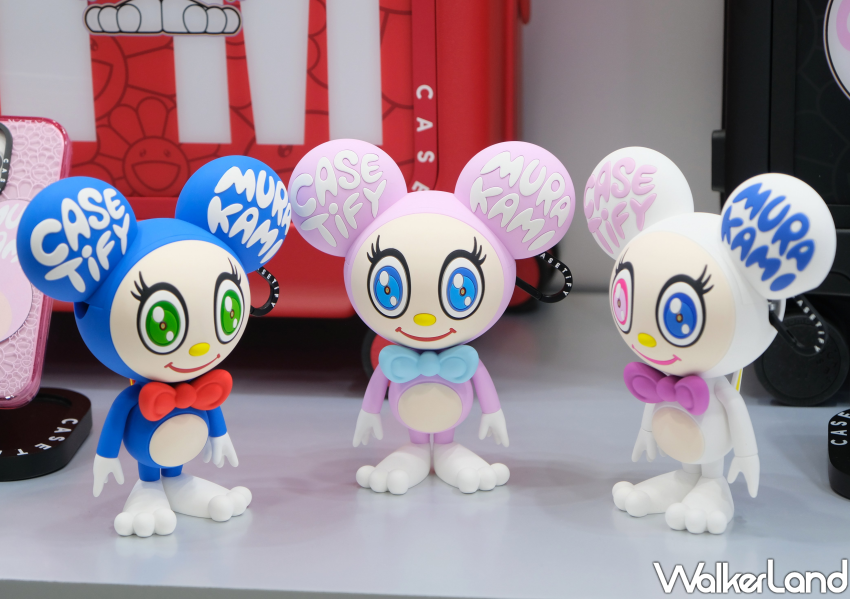 ▲現場展示村上隆CASETiFY「MR. DOB立體耳機保護殼」 / WalkerLand窩客島 鄭雅之 拍攝 ▲現場展示村上隆CASETiFY「MR. DOB立體耳機保護殼」 / WalkerLand窩客島 鄭雅之 拍攝