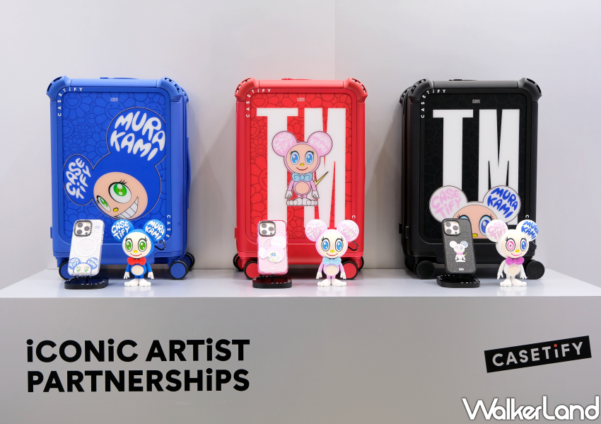 ▲村上隆CASETiFY行李箱在南港台北當代藝術博覧會限量販售 / WalkerLand窩客島 鄭雅之 拍攝 ▲村上隆CASETiFY行李箱在南港台北當代藝術博覧會限量販售 / WalkerLand窩客島 鄭雅之 拍攝