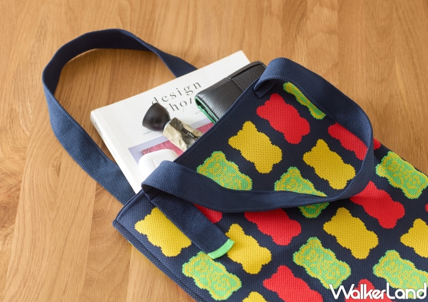 ▲HOLA聯名HARIBO小熊軟糖9款周邊,針織提袋、強化瓷點心盤 / HOLA提供、WalkerLand窩客島整理