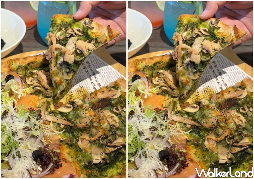 ▲默爾 pasta & pizza開幕滿額送披薩兌換券 / WalkerLand窩客島 鄭雅之 拍攝