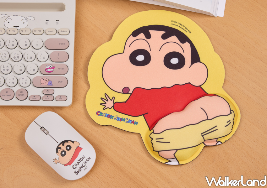 ▲「屁屁造型護腕滑鼠墊」讓工作充滿趣味 / 康是美 提供、WalkerLand窩客島整理