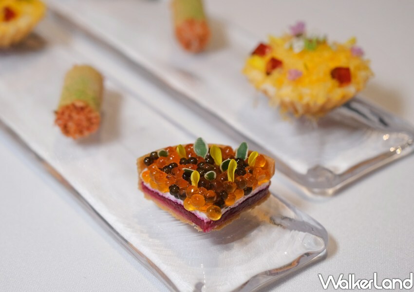 ▲樂斐LOPFAIT Grill套餐每一道小品皆展現Fine Dining基因 / WalkerLand窩客島 鄭雅之 拍攝