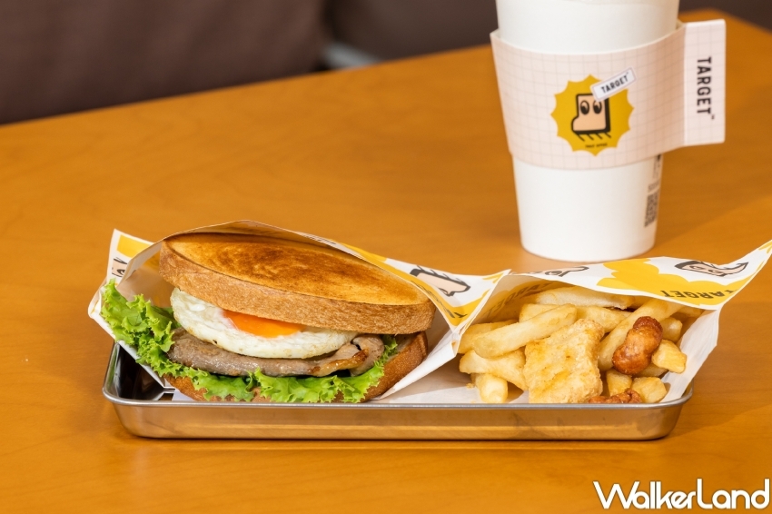 台中最潮早午餐!他給吐司事務所吐司買一送一,圓形吐司漢堡早餐開吃。