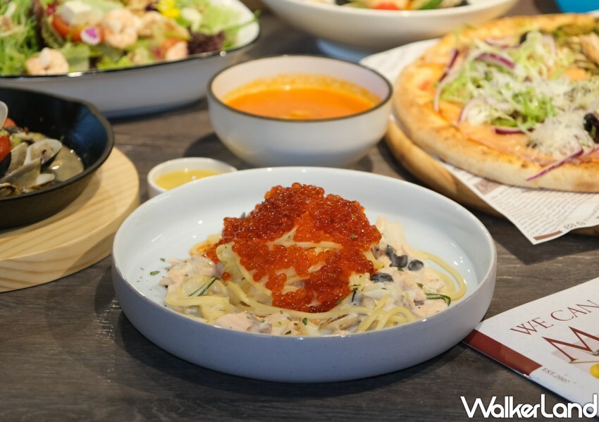 ▲人氣義大利麵、披薩「默爾 pasta & pizza」首次插旗台南 / WalkerLand窩客島 鄭雅之 拍攝