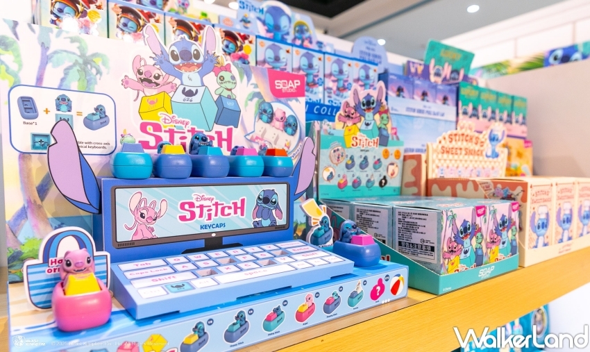 ▲夢時代史迪奇快閃店「玩在一奇 盛夏快閃店」史迪奇必買周邊 / 玩在一奇盛夏快閃店提供、WalkerLand窩客島整理