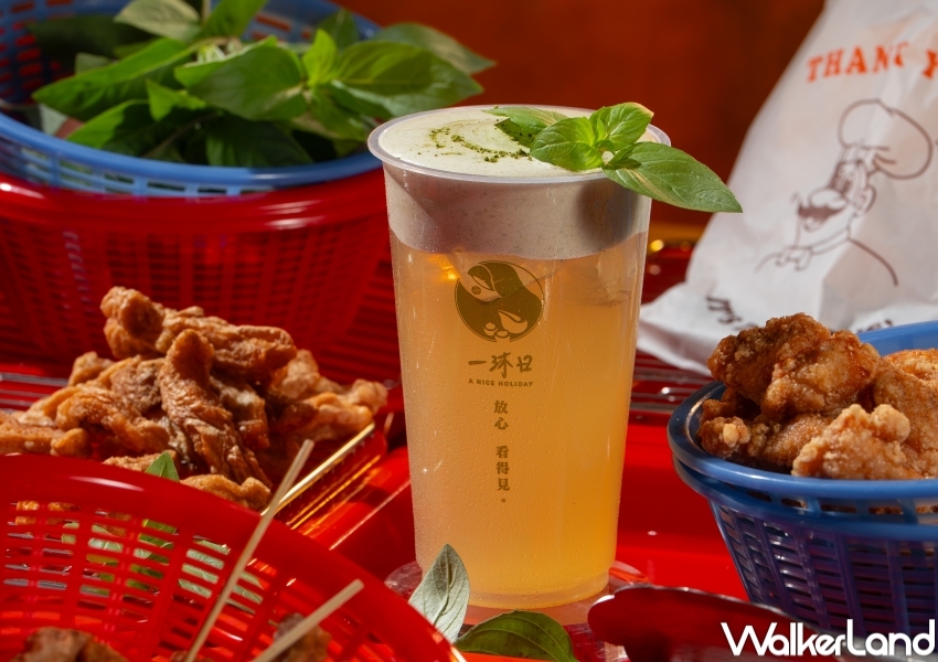 ▲一沐日九層塔奶蓋新品，高讚塔奶蓋烏龍綠6/2起開賣 / 一沐日提供、WalkerLand窩客島整理