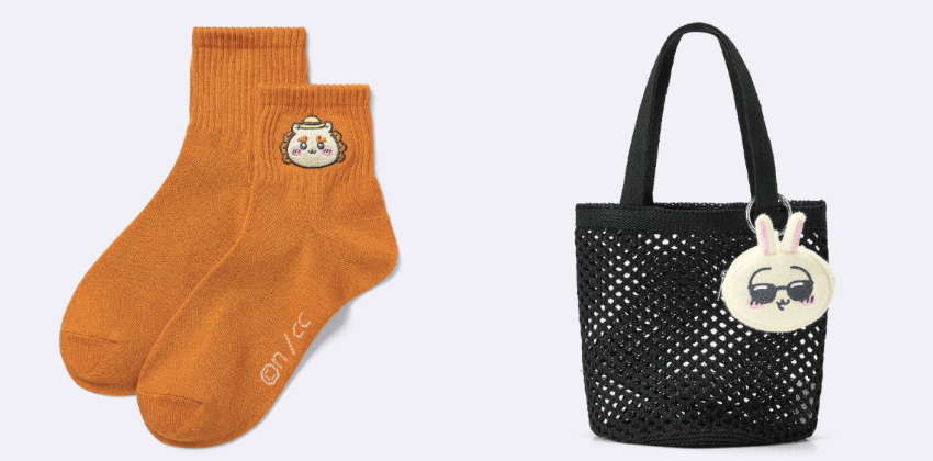 GU與吉伊卡哇聯名第4彈來了！哈奇瓦雷T恤和戴墨鏡兔兔收納袋萌度爆表。