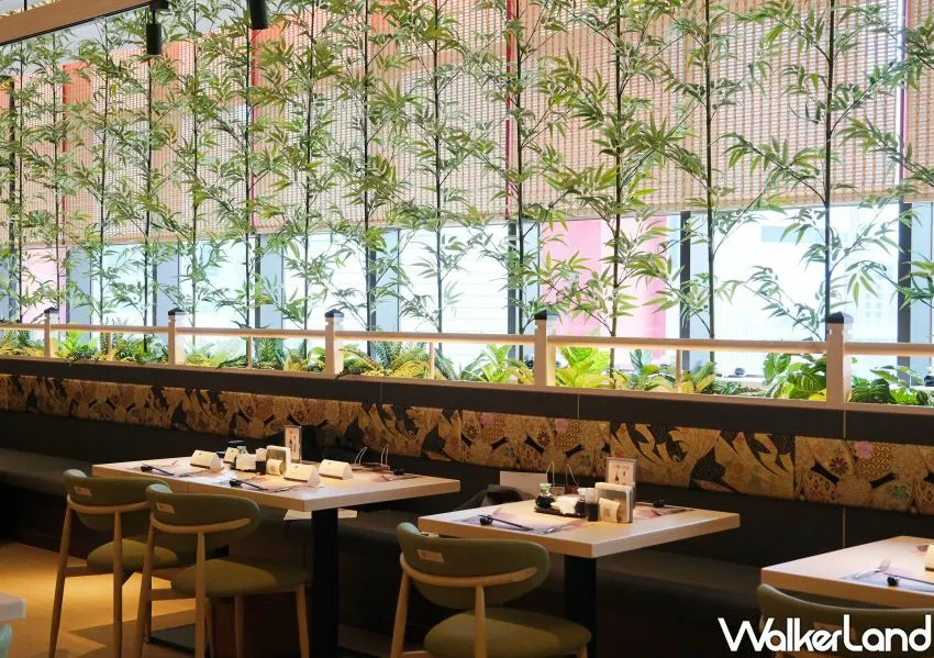 ▲欣葉NAGOMI雅信義店位子更多,並已經京都意象為設計 / WalkerLand窩客島 鄭雅之 拍攝