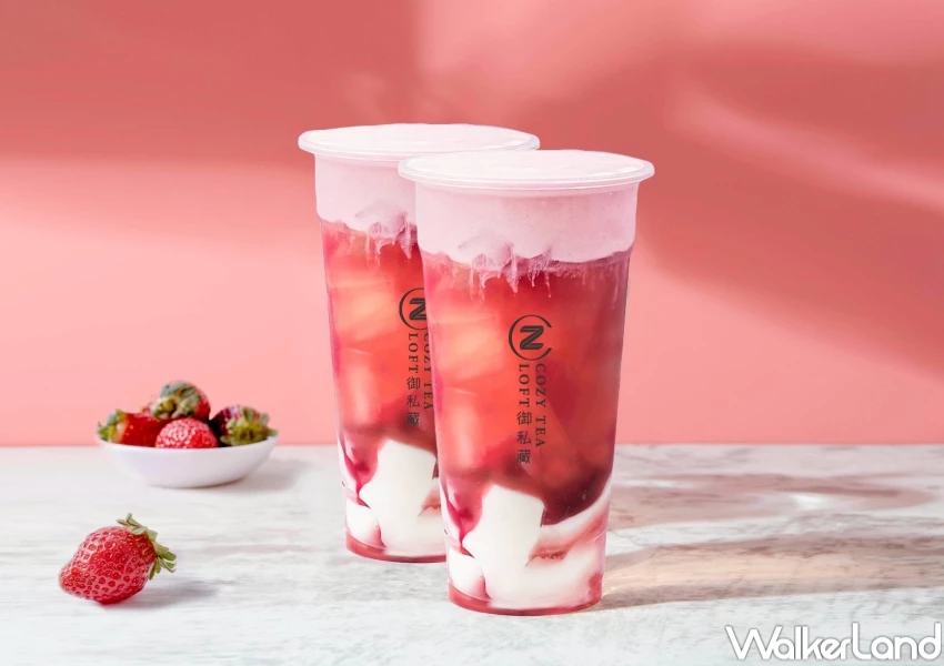 ▲COZY TEA五月天演唱會聯名飲料新品「戀愛ing」送貼紙 / COZY TEA提供、WalkerLand窩客島整理