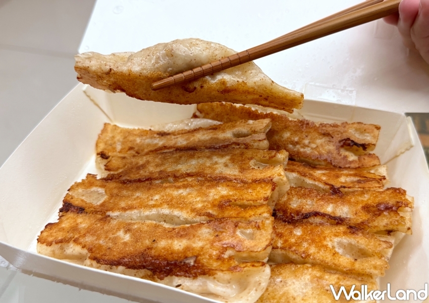 ▲八方雲集新品「酸甘藍鍋貼、酸甘藍水餃」堪稱酸菜白肉變成鍋貼水餃 / WalkerLand窩客島 張人尹 拍攝