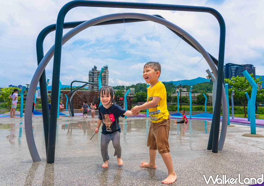 ▲新北4大戲水公園免費開放時間整理 / 新北高灘處 提供、WalkerLand窩客島整理