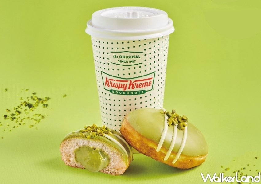 開心果甜甜圈買一送一！Krispy Kreme濃餡開心果甜甜圈，甜甜圈買一送一吃爆。