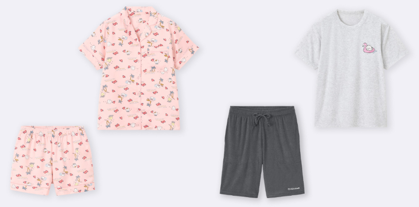 GU與吉伊卡哇聯名第4彈來了！哈奇瓦雷T恤和戴墨鏡兔兔收納袋萌度爆表。