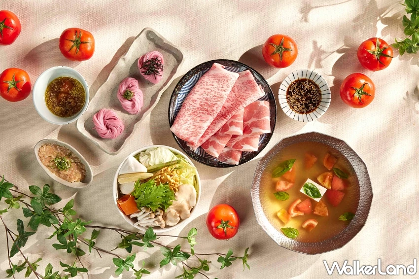 黑毛屋火山壽喜燒480元爽吃A5和牛!番茄鍋×粉嫩素麵,鍋物控夏天新選擇。